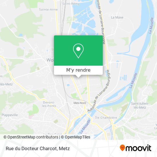 Rue du Docteur Charcot plan