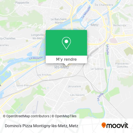 Domino's Pizza Montigny-lès-Metz plan