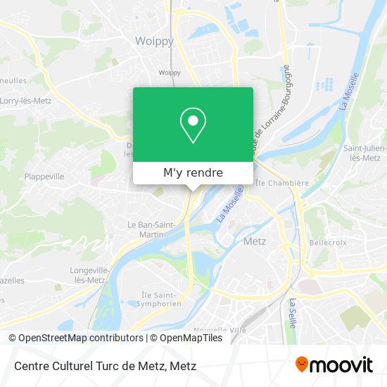Centre Culturel Turc de Metz plan