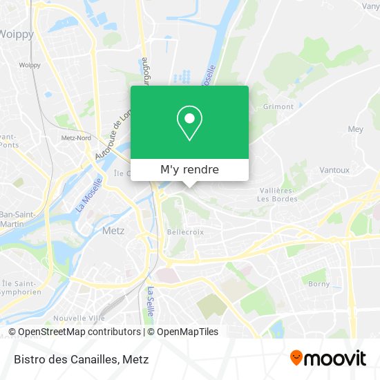 Bistro des Canailles plan