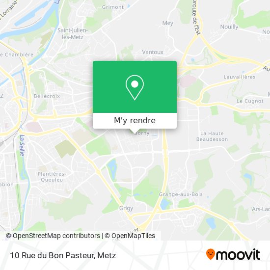 10 Rue du Bon Pasteur plan
