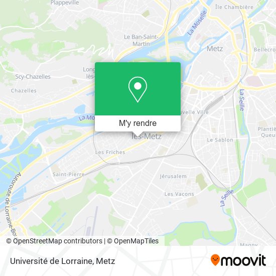 Université de Lorraine plan