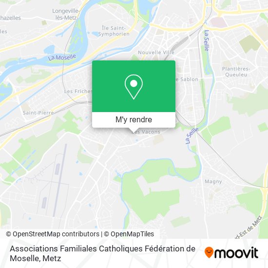 Associations Familiales Catholiques Fédération de Moselle plan