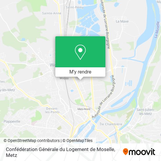 Confédération Générale du Logement de Moselle plan