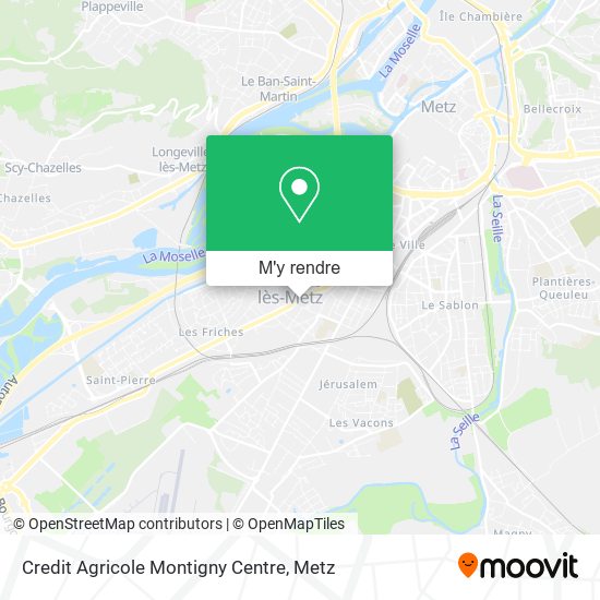 Credit Agricole Montigny Centre plan