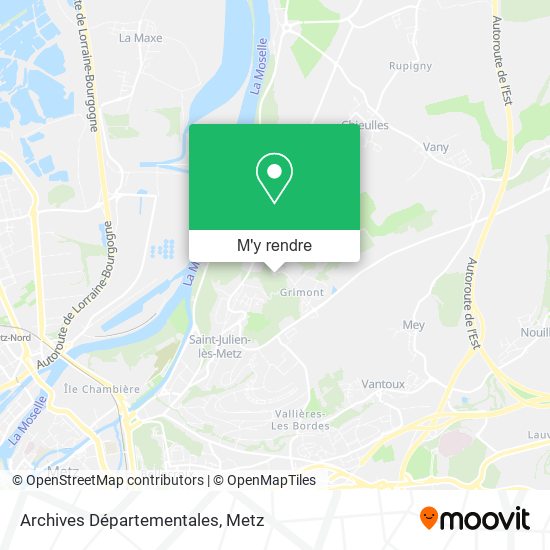 Archives Départementales plan