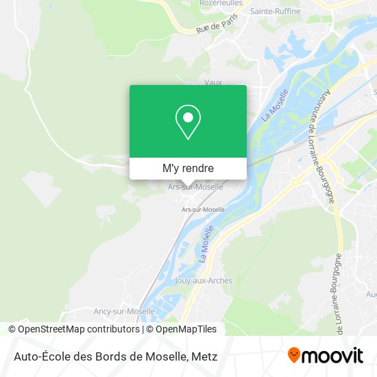 Auto-École des Bords de Moselle plan