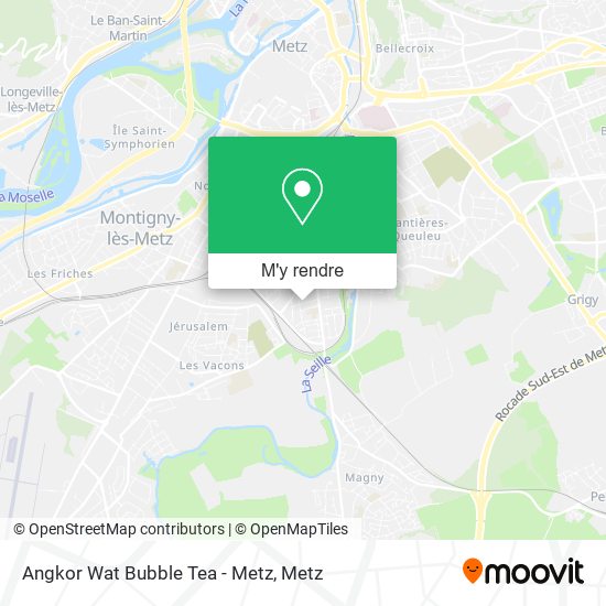 Angkor Wat Bubble Tea - Metz plan