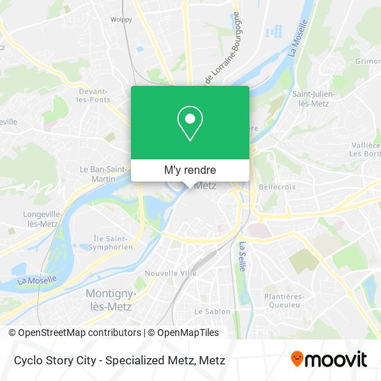 Cyclo Story City - Specialized Metz plan