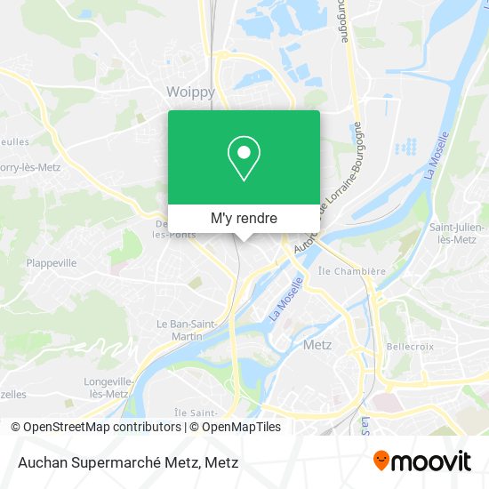 Auchan Supermarché Metz plan