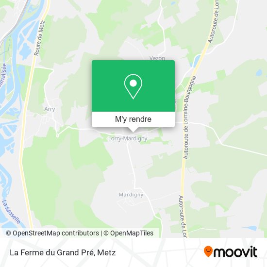 La Ferme du Grand Pré plan