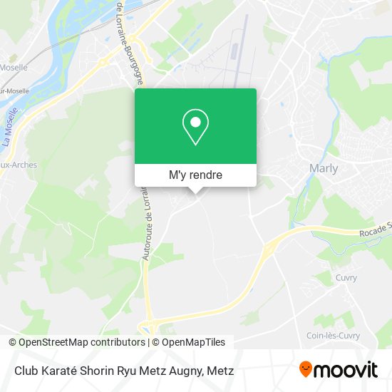 Club Karaté Shorin Ryu Metz Augny plan