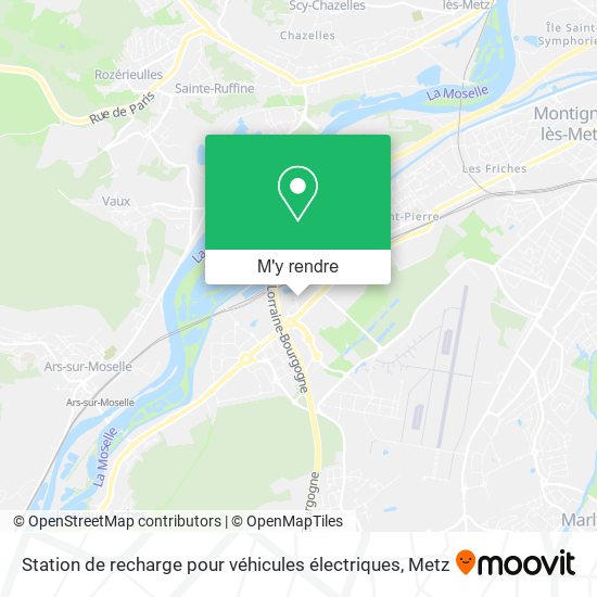 Station de recharge pour véhicules électriques plan