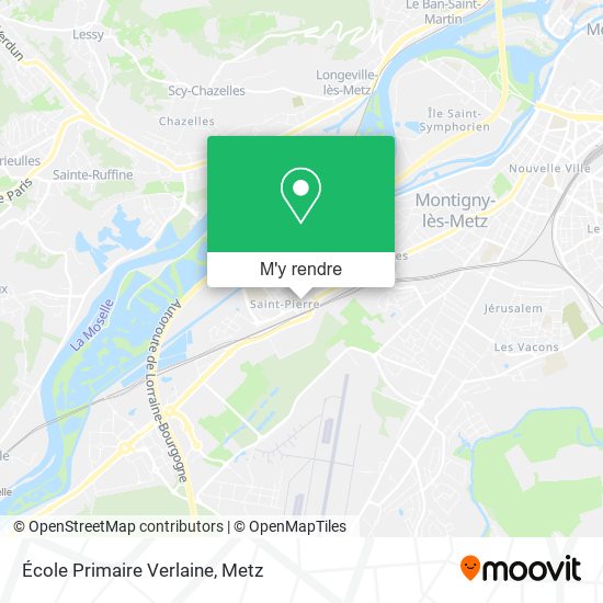 École Primaire Verlaine plan