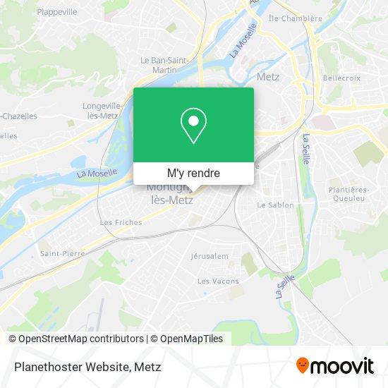 Planethoster Website plan