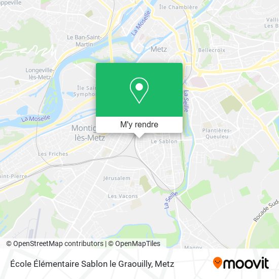 École Élémentaire Sablon le Graouilly plan