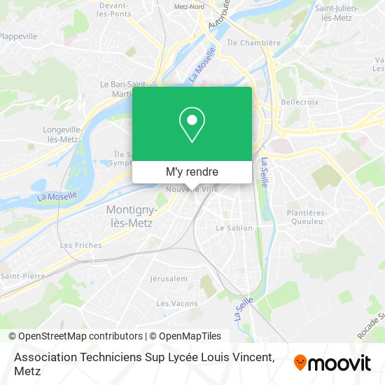 Association Techniciens Sup Lycée Louis Vincent plan