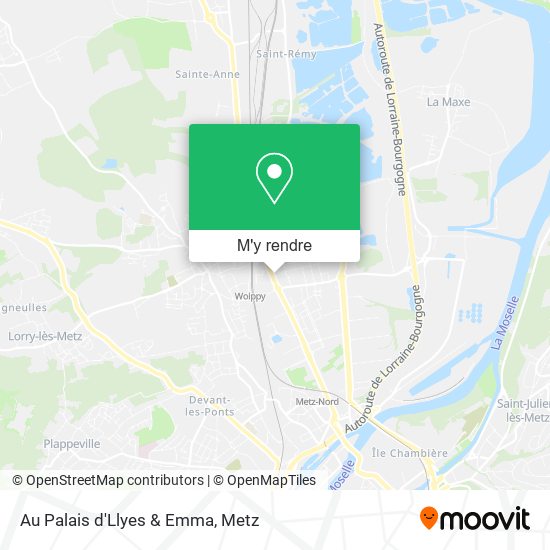 Au Palais d'Llyes & Emma plan
