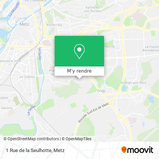 1 Rue de la Seulhotte plan