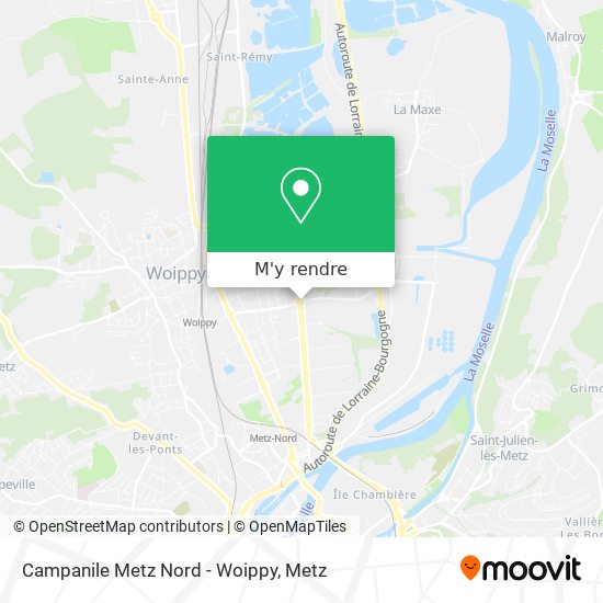Campanile Metz Nord - Woippy plan