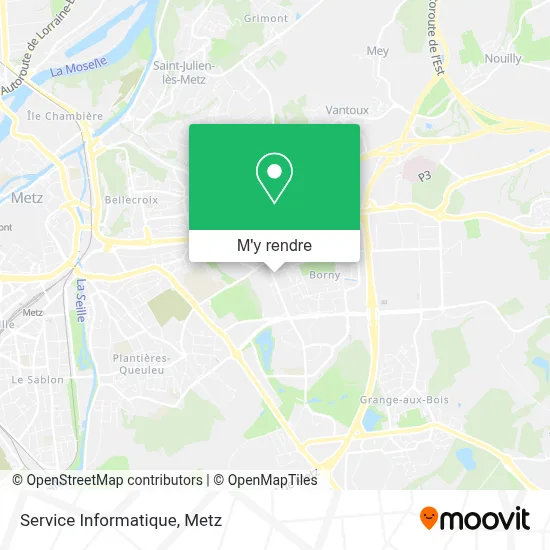 Service Informatique plan