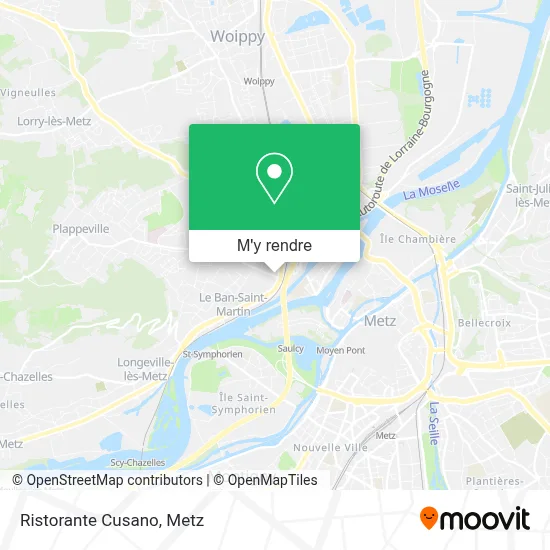 Ristorante Cusano plan