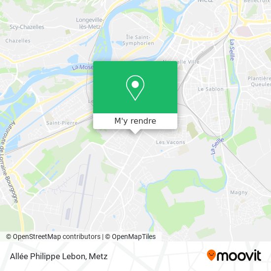 Allée Philippe Lebon plan