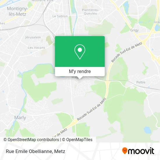 Rue Emile Obellianne plan