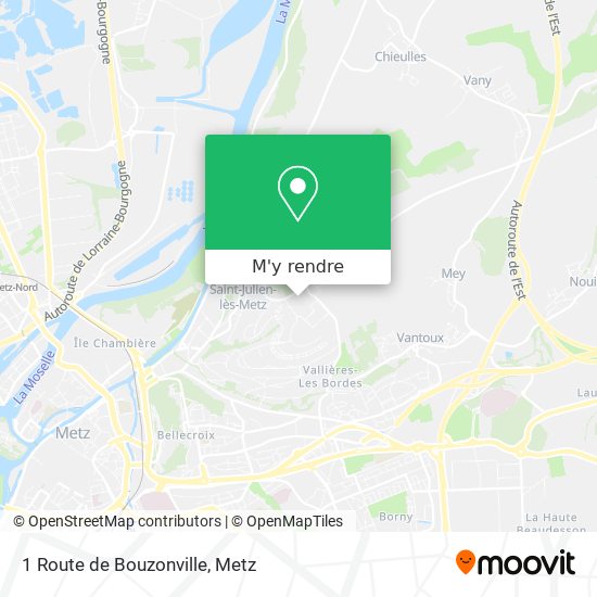1 Route de Bouzonville plan