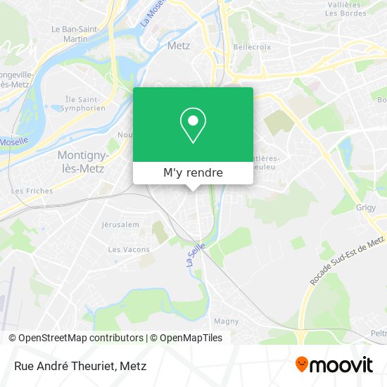 Rue André Theuriet plan