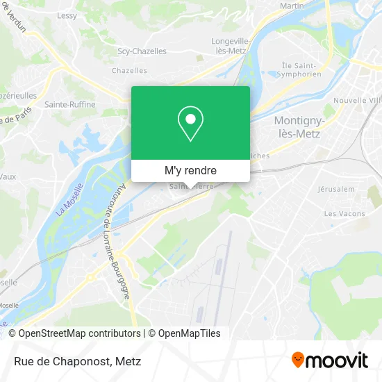 Rue de Chaponost plan