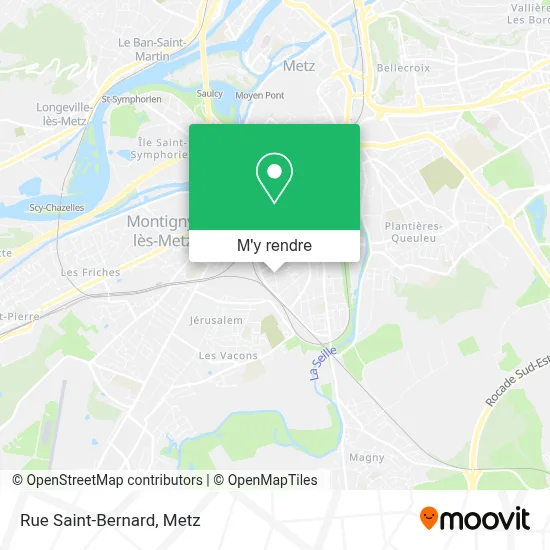 Rue Saint-Bernard plan