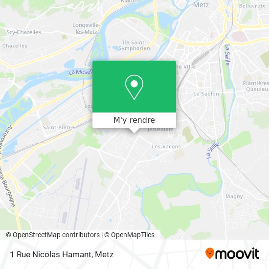 1 Rue Nicolas Hamant plan