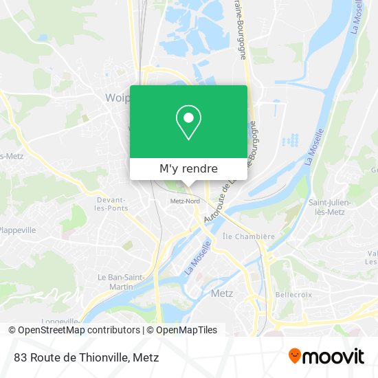 83 Route de Thionville plan