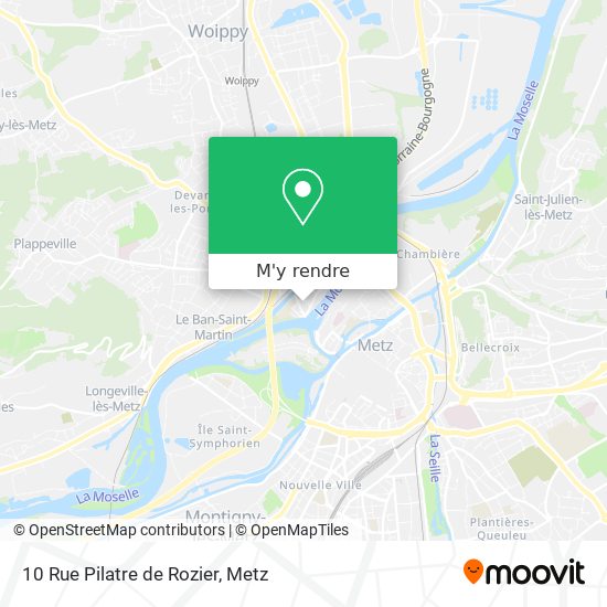 10 Rue Pilatre de Rozier plan