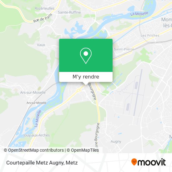 Courtepaille Metz Augny plan