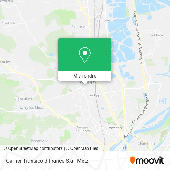 Carrier Transicold France S.a. plan