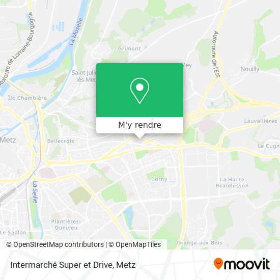Intermarché Super et Drive plan