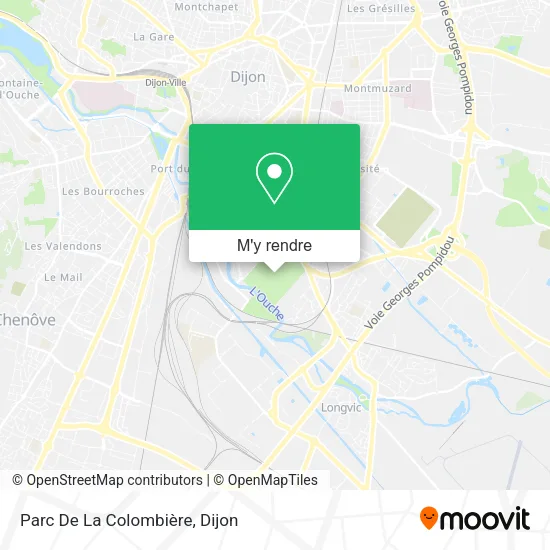 Parc De La Colombière plan