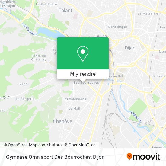 Gymnase Omnisport Des Bourroches plan