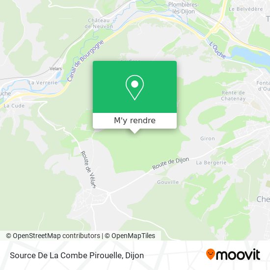 Source De La Combe Pirouelle plan