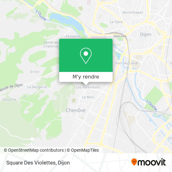 Square Des Violettes plan