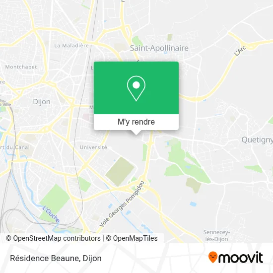 Résidence Beaune plan