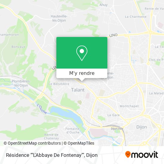 Résidence ""L'Abbaye De Fontenay"" plan