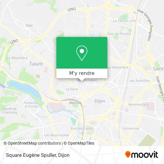 Square Eugène Spuller plan