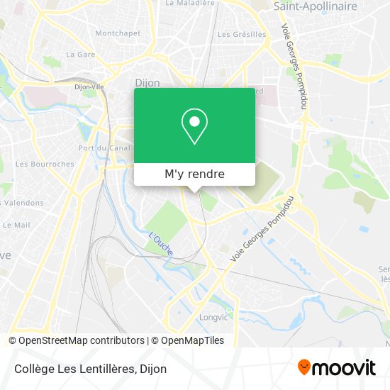 Collège Les Lentillères plan