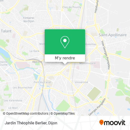 Jardin Théophile Berlier plan