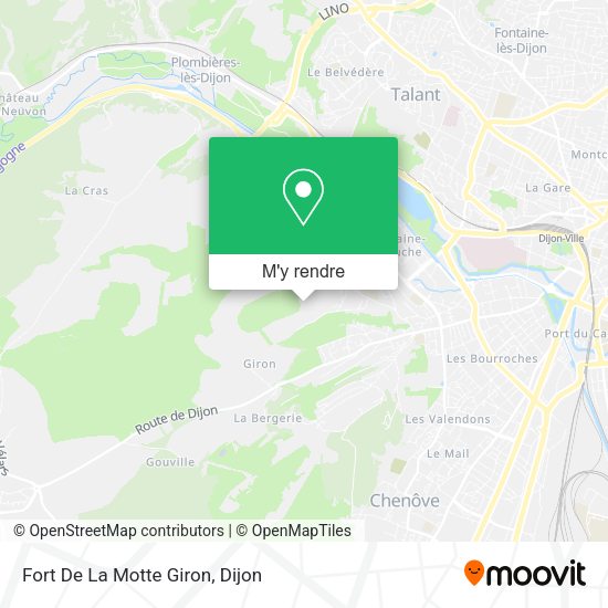 Fort De La Motte Giron plan