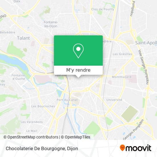 Chocolaterie De Bourgogne plan