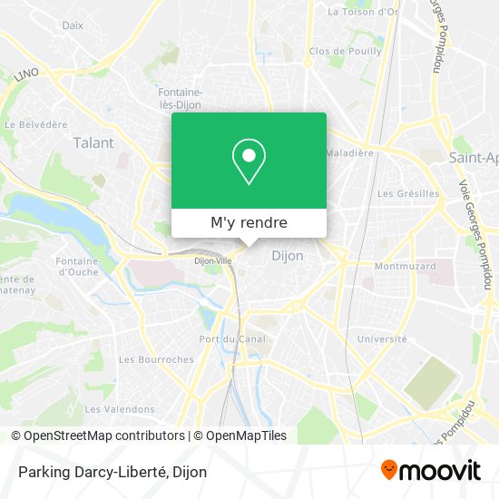 Parking Darcy-Liberté plan